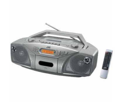 Radio i budzik Radiomagnetofon z CD JVC RC-EZ35S MP3